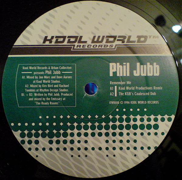Phil Jubb : Remember Me (12")