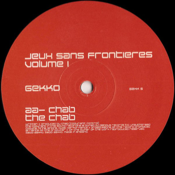 Aron Akira / Chab : Jeux Sans Frontieres Volume 1 (12")