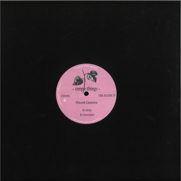 Vincent Casanova : Vibe Decode EP (12", EP)