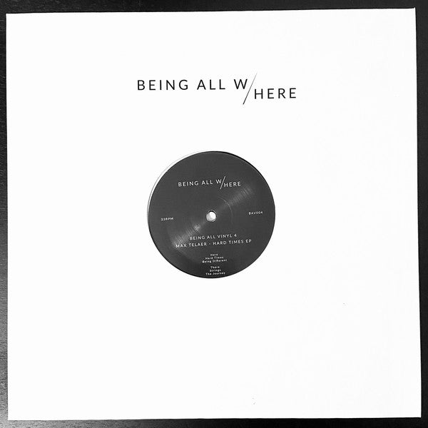 Max Telaer : Hard Times EP (12", EP)