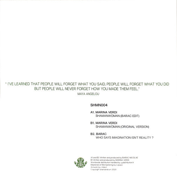 Barac & Marina Verdi : Metanoia (12")