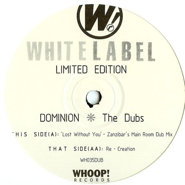 Dominion : The Dubs (12", Single, Ltd)
