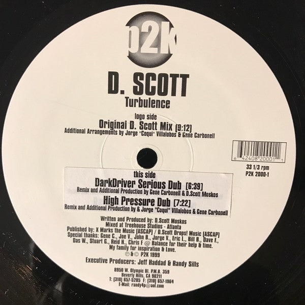 D. Scott : Turbulence (12")