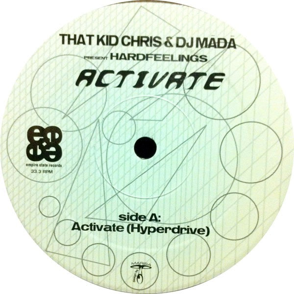 That Kid Chris & DJ Mãdã Present Hardfeelings : Activate (12")