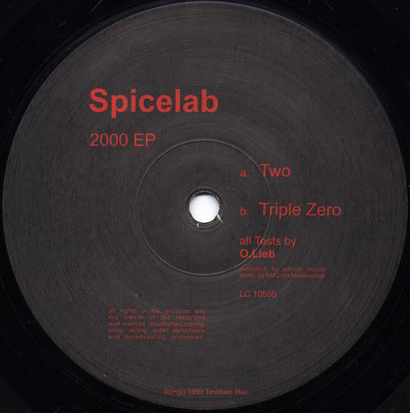 Spicelab : 2000 EP. (12", EP)