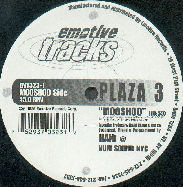 Hani : Plaza 3 (12")