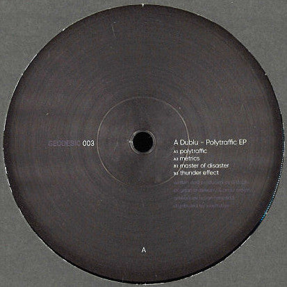 A Dublu : Polytraffic EP (12", EP)