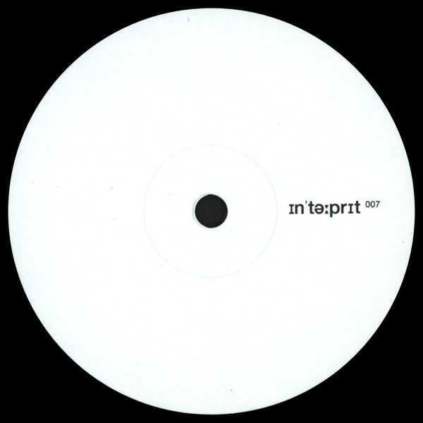 Unknown Artist : Interpret 007 (12")