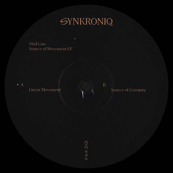Vlad Caia : Source Of Movement EP (12", EP)