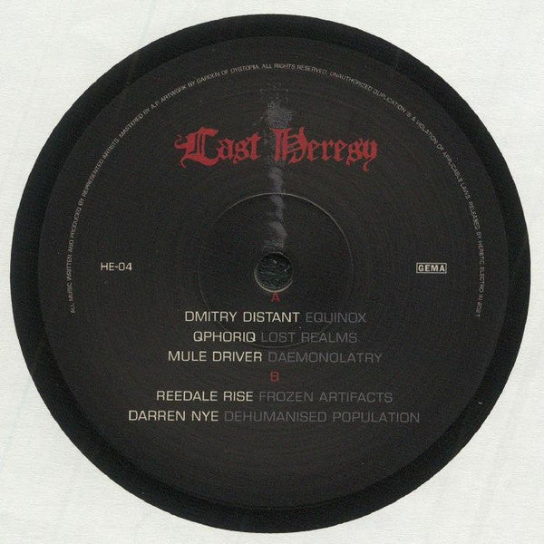 Various : Last Heresy (12", EP)