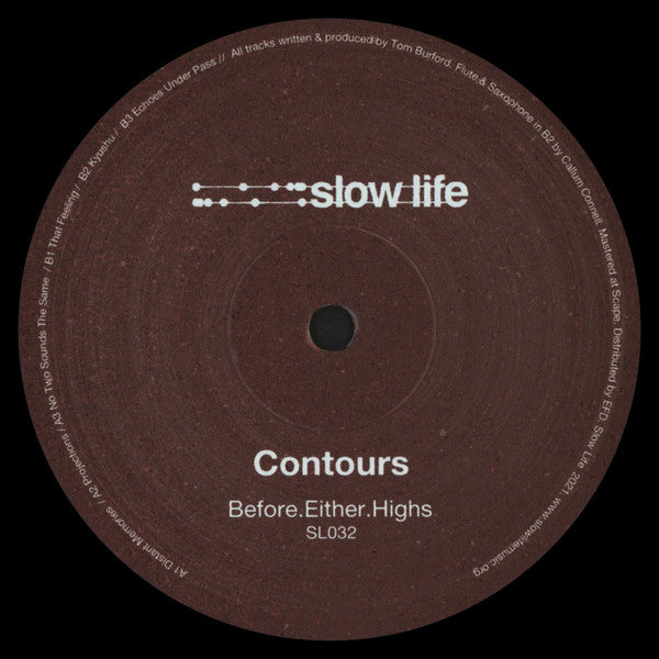 Contours : Before.Either.Highs (12")