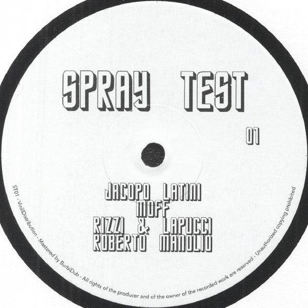 Various : Spray Test 01 (12", EP)