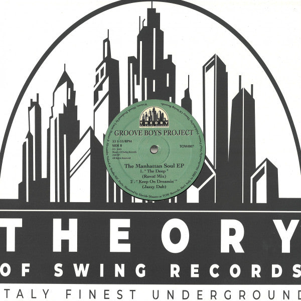 Groove Boys Project : The Manhattan Soul EP (12", EP)