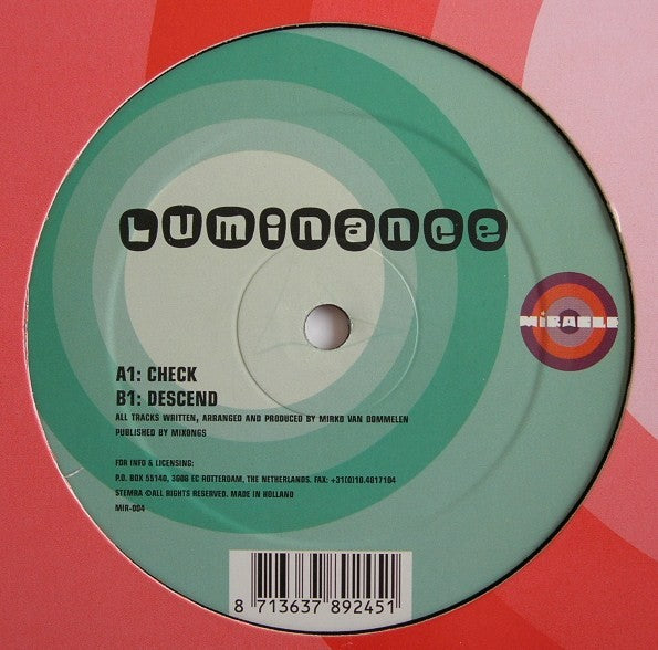 Luminance : Check (12")