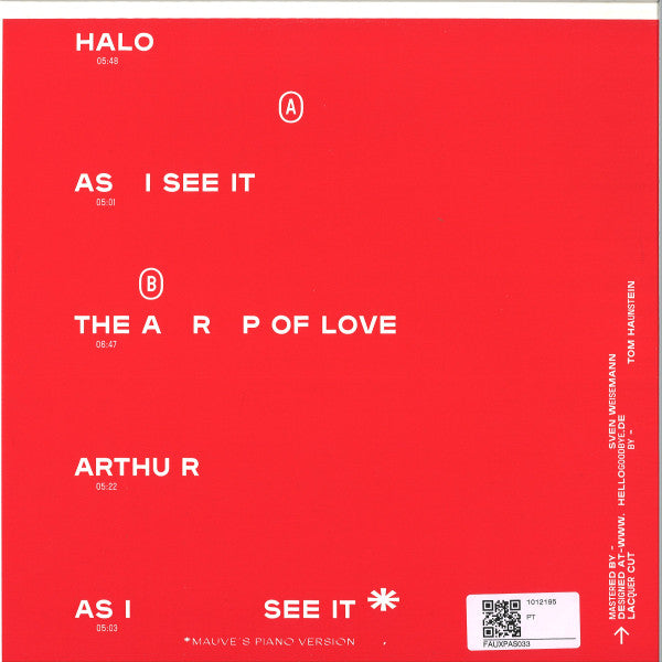 Max Lessig : Halo EP (12", EP)