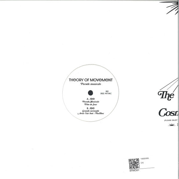 Theory Of Movement : Parade Musicale (12", EP, 180)