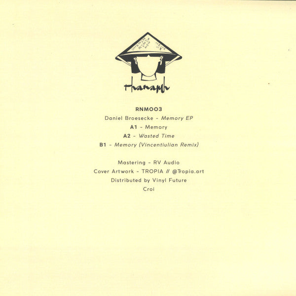 Daniel Broesecke : Memory Ep (12", EP)