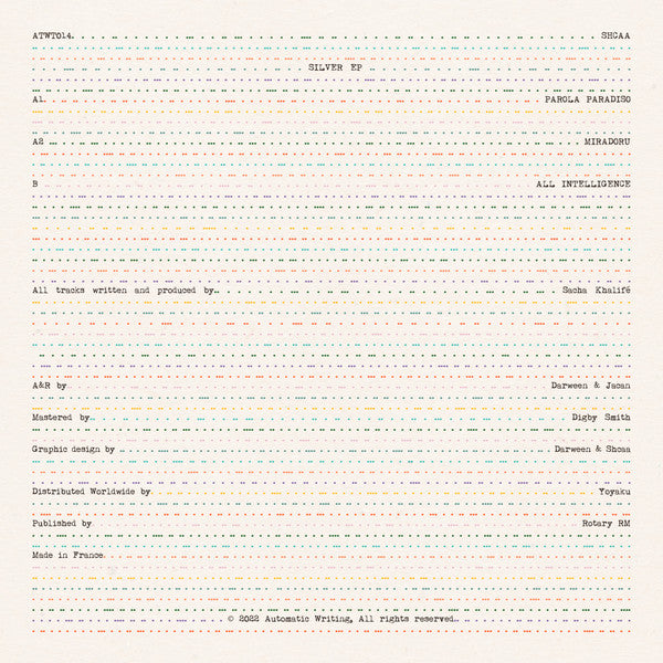 Shcaa : Silver EP (12", EP)