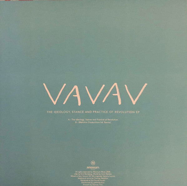 VAVAV : The Ideology, Stance And Practice Of Revolution EP (12", EP)