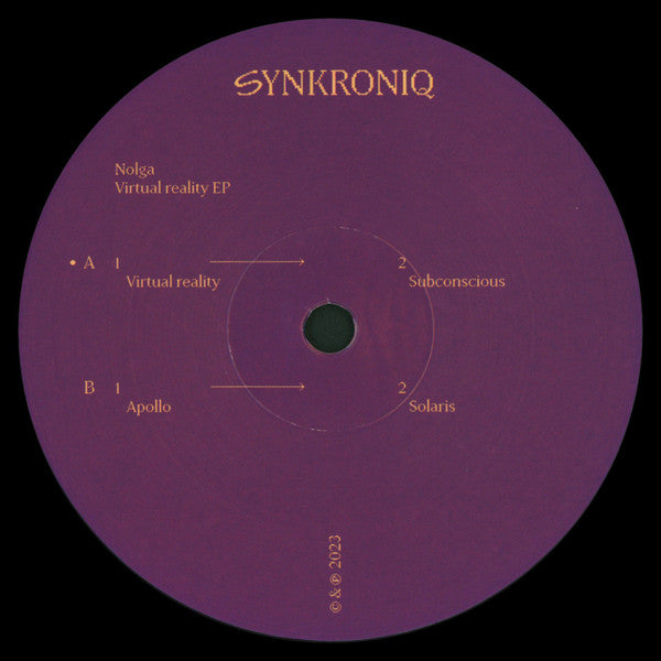 Nolga : Virtual Reality EP (12")