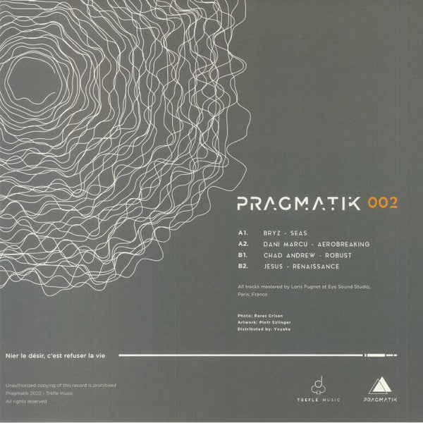 BRYZ, Dani Marcu, Had Andrew, Jesus : PRAGMATIK 002 (12", EP, Ltd)