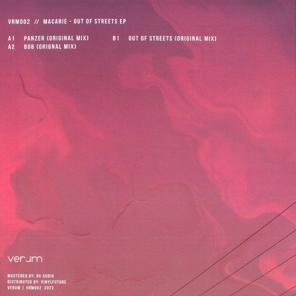 Macarie : Out Of Streets (12", EP)