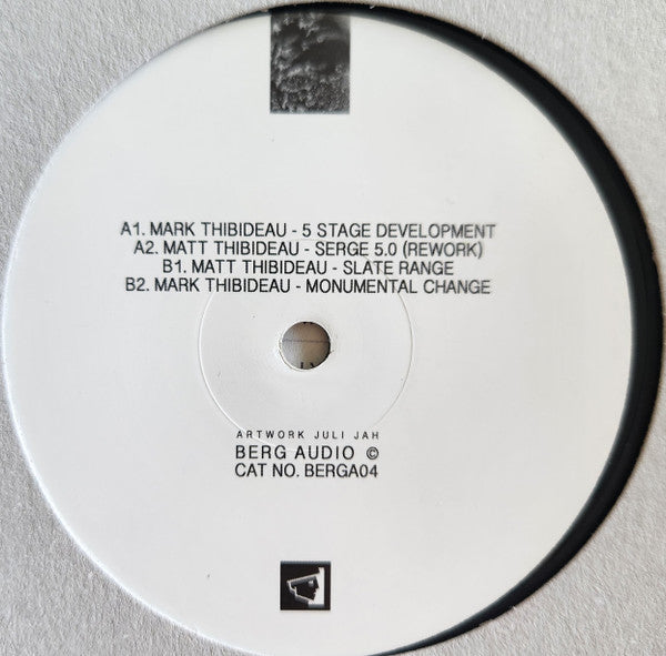 Matt* & Mark Thibideau : Monumental Change (12", EP)