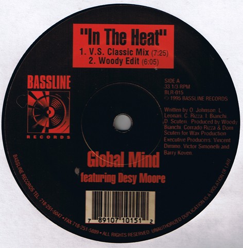 Global Mind Featuring Desy Moore : In The Heat (2x12")