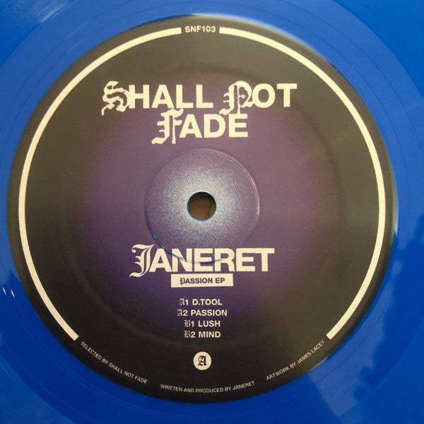 Janeret : Passion EP (12", EP, Blu)