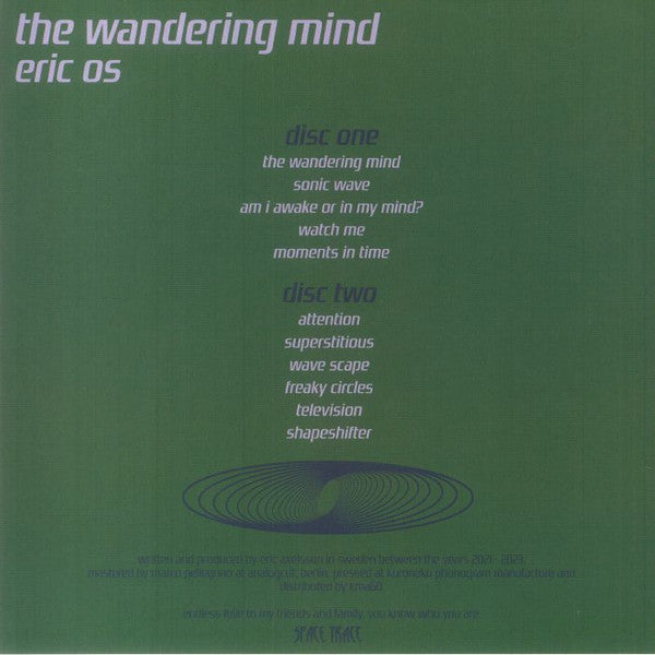 Eric OS : The Wandering Mind (2xLP, Album)