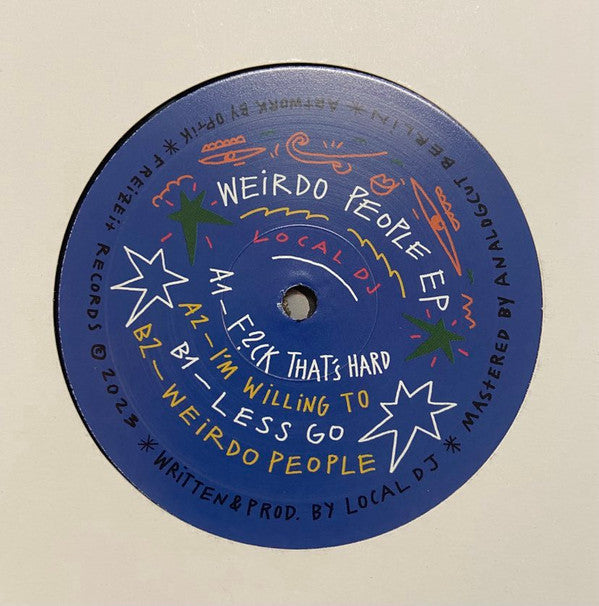 Local DJ : Weirdo People EP (12", EP)