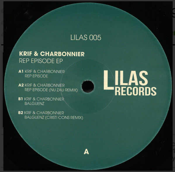 Krif & Charbonnier : Rep Episode EP (12", EP)