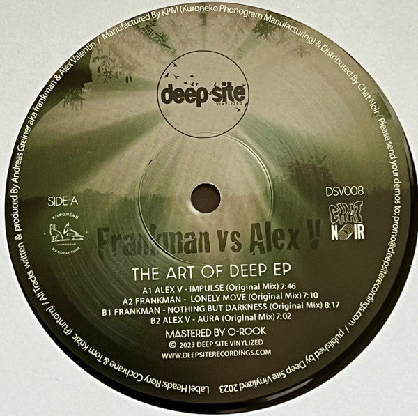 Alex V, Frankman : The Art Of Deep EP (12", EP)