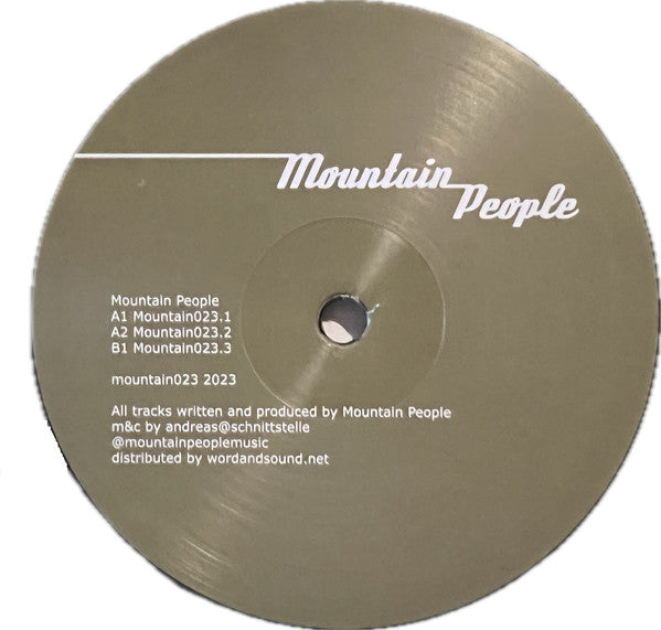 The Mountain People : Mountain023 (12")
