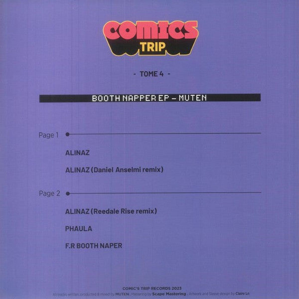 Muten* : Booth Napper EP (12", EP)