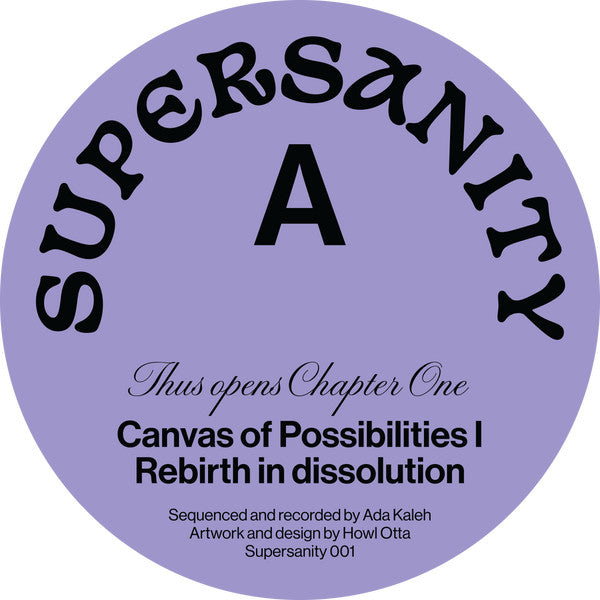 Supersanity* : Canvas Of Possibilities I (12", EP)