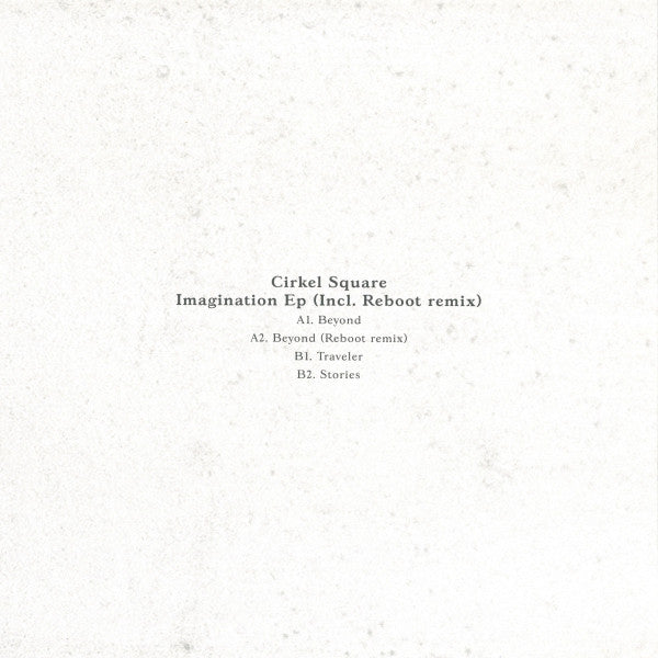 Cirkel Square : Imagination EP (12")