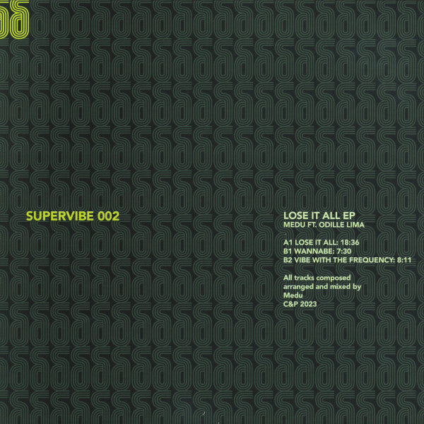 Medu, Odille Lima : Lose It All Ep (12")