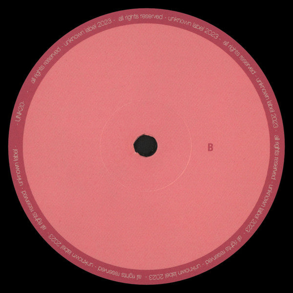 Unknown Collective : UNK20 (12", EP)
