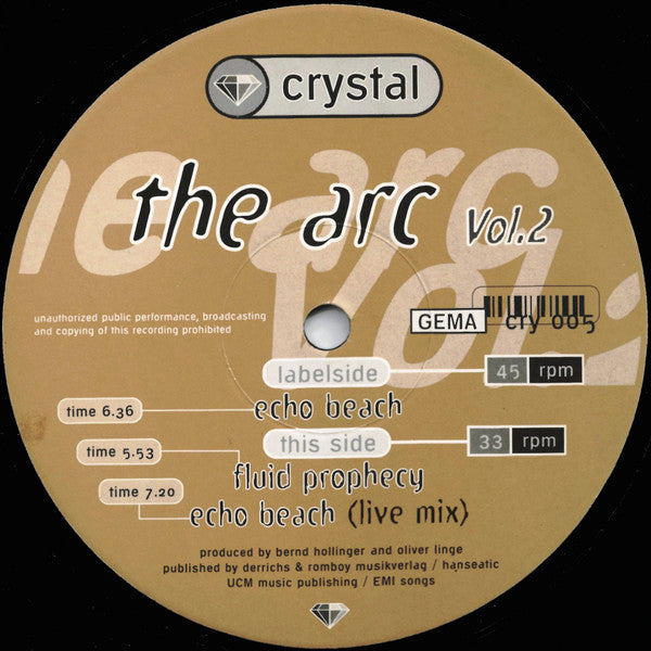 The Arc (2) : Vol. 2 (12")