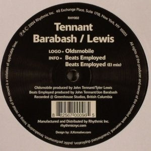 John Tennant / Jon Barabash / Tyler Lewis : Oldsmobile (12")