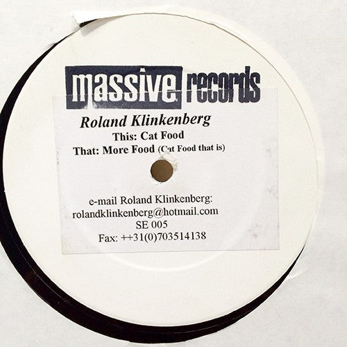 Roland Klinkenberg : Cat Food (12", W/Lbl, Sti)