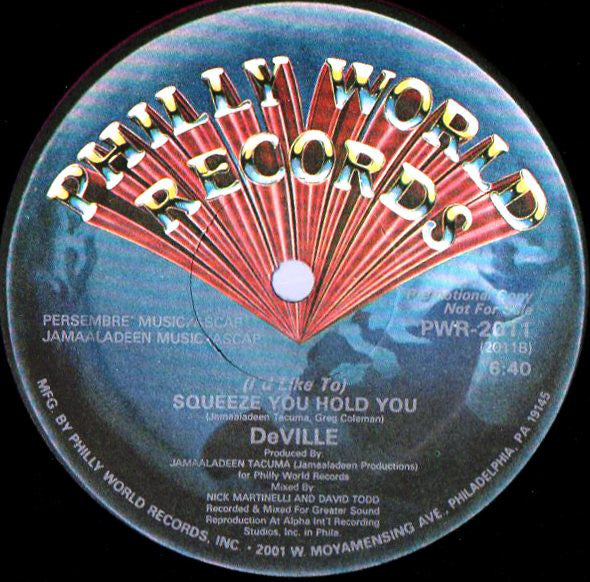 DeVille (2) : (I'd Like To) Squeeze You Hold You (12", Promo)