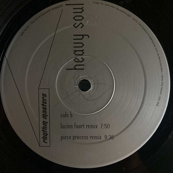Rhythm Masters : Heavy Soul (12", Promo)
