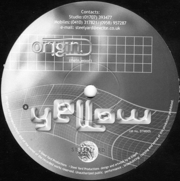 Origin : Yellow (12")