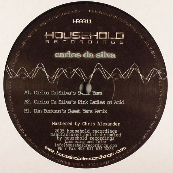 Carlos Da Silva : Sweet Yams (12")