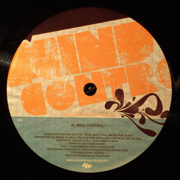 Cpen : Mind Control EP (12", EP)