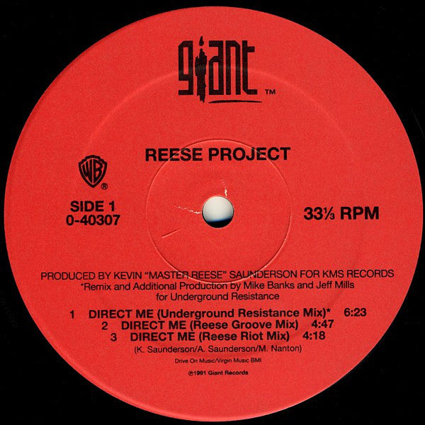 The Reese Project : Direct Me (12")