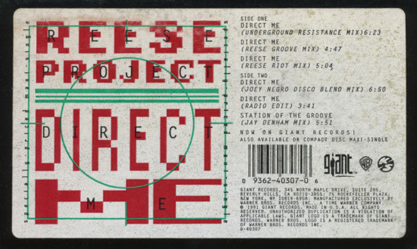 The Reese Project : Direct Me (12")