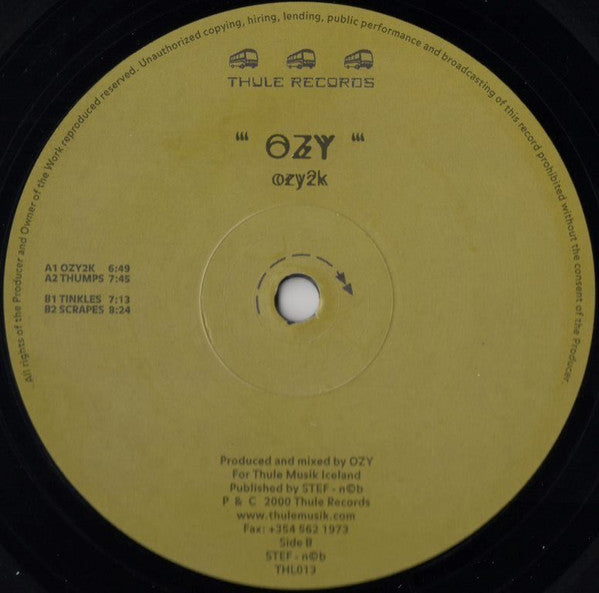 Ozy : Ozy2k (12")